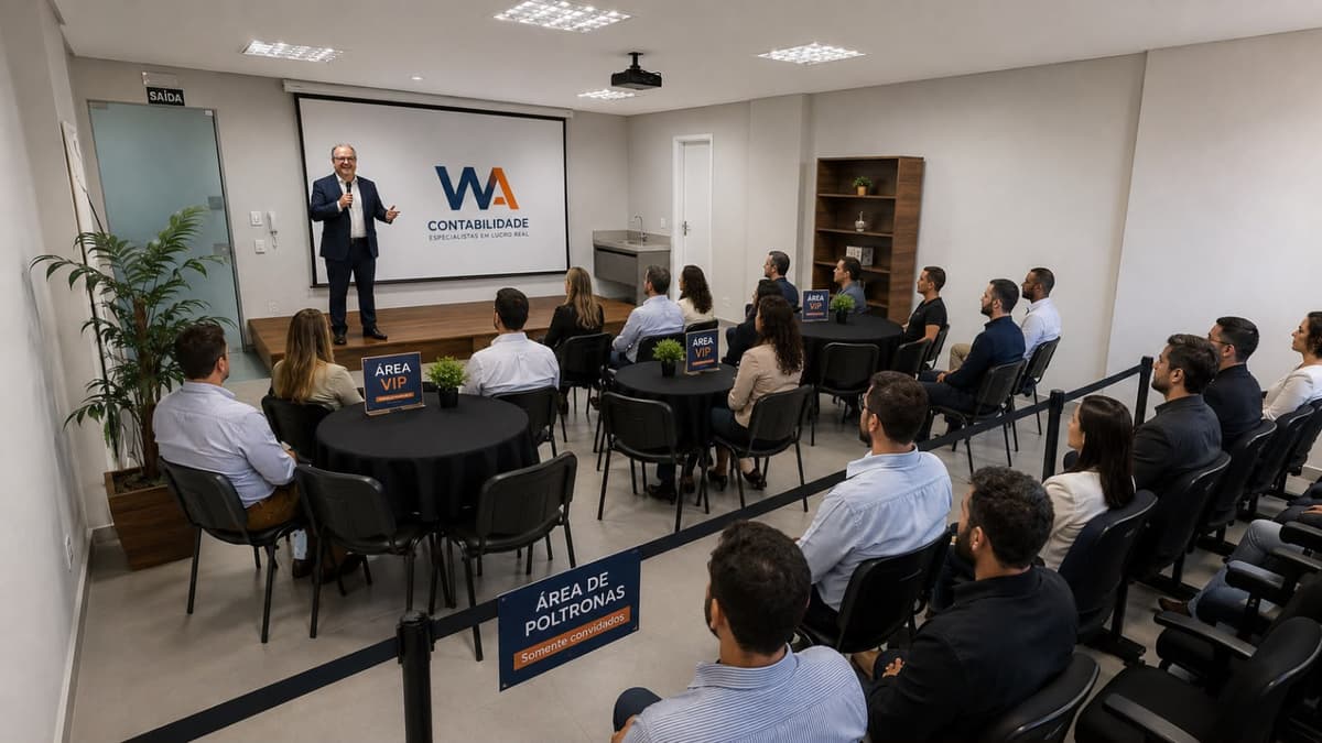 Sala de Treinamento da WA Plus Contabilidade